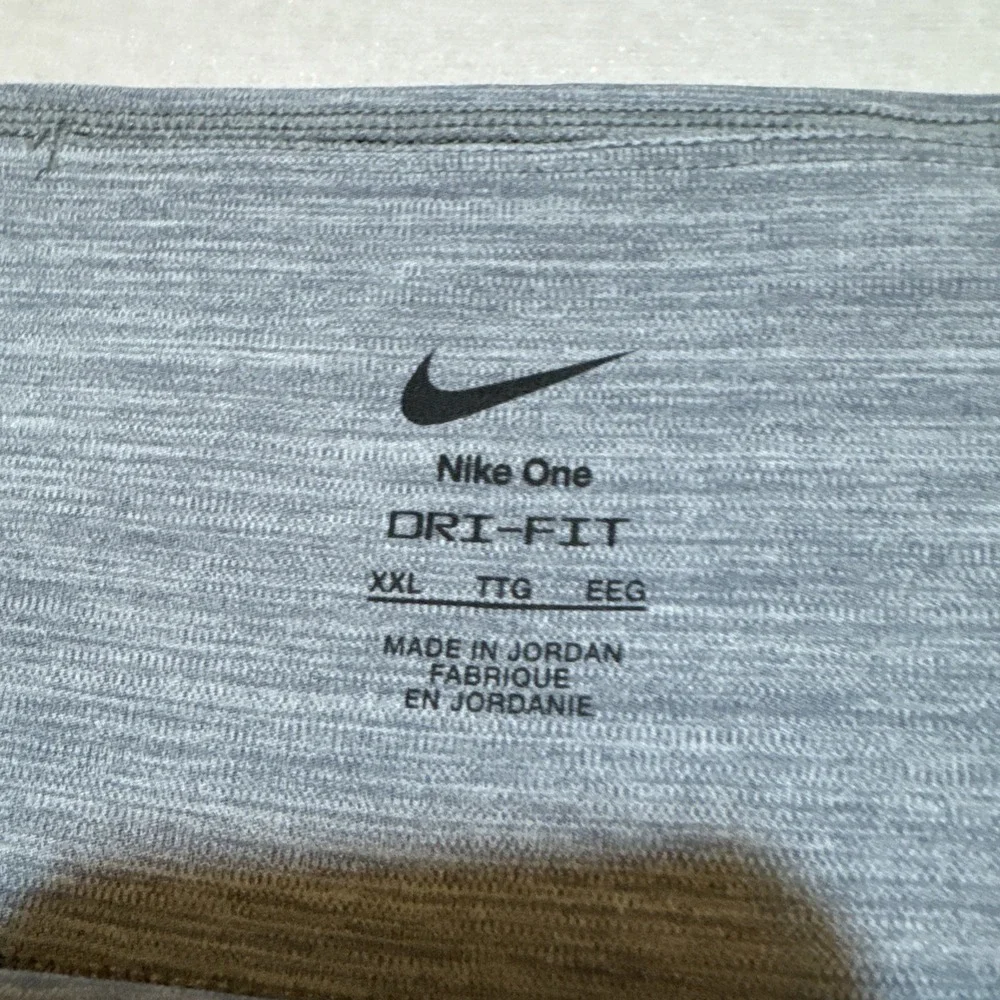 Nike Dri-fit Training Legging‎ High Rise Crop Gray XXL Gentle Support FN3236-084